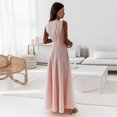 thumbnail image 4 of B91xZ Robe Cocktail Femme Épaules Dénudées Haute Fente Longue Robe de Soirée Formelle, RD1 S, 4 of 5