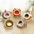 thumbnail image 3 of Winter Pet Small Animal Cozy Bed for Winter - Cute Cartoon Honeybug Flying Dutch Pig Hamster Rabbit Animal Modeling Warm Shelter, 3 of 4