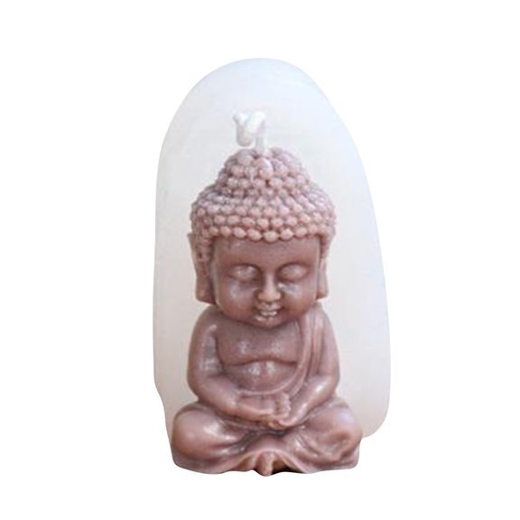 Agiferg Silicone Mould DIY Mould For Candles Of Small Buddha, Making Buddhist Statues Handicrafts