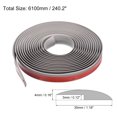 thumbnail image 2 of Unique Bargains Floor Transition Strip 20Ft 6.1 Meter Self Adhesive for Height 3mm Gray, 2 of 6