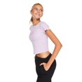 thumbnail image 4 of No Boundaries Women's Rib Baby Tee, 4 of 6