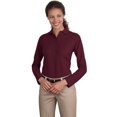 thumbnail image 1 of Port Authority Polo à Manches Longues en Soie pour Femmes, 1 of 1