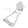 thumbnail image 2 of Guitar Tailpieces, Hollow Body Open Accessories Bridge Tailpiece Replacement Metal  For Musical Instrument For Jazz Silver, 2 of 8