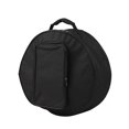 thumbnail image 2 of Yeacher Compact Snare Drum Bag Backpack Case with Shoulder Strap Outside Pockets Musical Instrument Accessory Black, 2 of 8