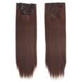 thumbnail image 1 of RKSTN Wigs Human Hair Fashion Hair Long Clip In Hair Extensions Full Straight Wig Glueless Wigs, 1 of 4