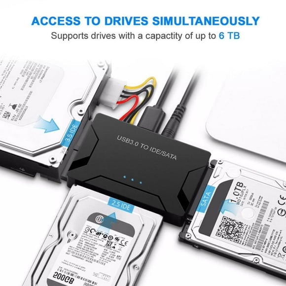 EASTIN Black USB 3.0 to SATA/IDE Converter External Hard Drive Adapter