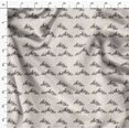 thumbnail image 4 of Soimoi White Modal Satin Fabric Mountain Nature Printed Fabric 1 Yard 42 Inch Wide, 4 of 6
