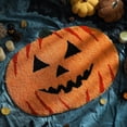 thumbnail image 2 of HHBEAUTY Halloween Bathroom Rug, Fall Pumpkin Bath Mat Water Absorbent Non-Slip Washable for Shower Tub Microfiber Washable Absorbent Carpet Autumn Halloween Thanksgiving Home Kitchen Decoration, 2 of 7
