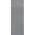 thumbnail image 1 of HomeRoots 353896 2 ft. 3 in. x 7 ft. 6 in. Runner Polyester Grey Area Rug, 1 of 2