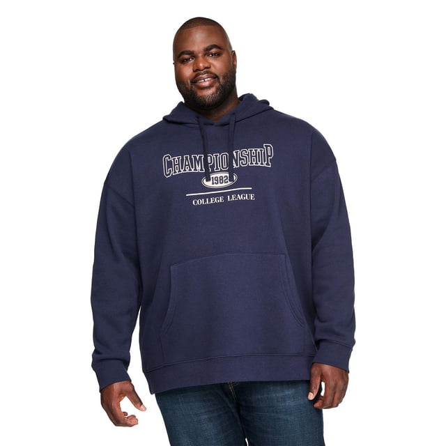 George Big Men's Graphic Hoodie