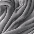 thumbnail image 4 of Bare Home Microplush Fleece Blanket - 300 GSM - Fuzzy Microfleece - Soft & Plush - King, Gray, 4 of 5