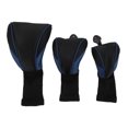 thumbnail image 2 of 3PCS Club Headcover Set,Nylon Breathable Wood Club Protective Covers with Interchangeable Tags, 2 of 7