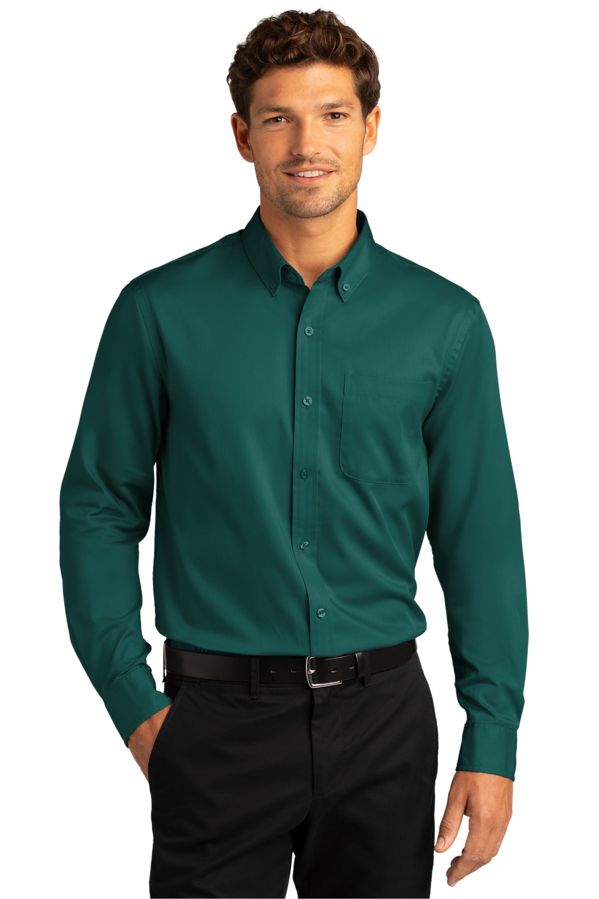 Port Authority Men's Long Sleeve SuperPro React Twill Shirt - W808