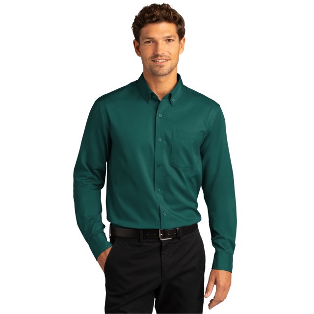 Port Authority Men's Long Sleeve SuperPro React Twill Shirt - W808