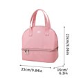 thumbnail image 2 of Kyusrd Summer Outdoor Patio Deals！Portable Refrigerated Back Milk Pack Double-layer Lunch Pack Milk Ice Pack, 2 of 6