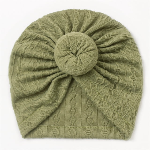 Turban Noué Élégant pour Tout-Petits Filles et Garçons Couvre-Chef Extensible Doux