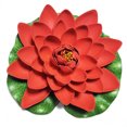 thumbnail image 4 of QualitChoice Artificial Lotus Replacement Simulation Outdoor Garden Park Pond Pool Photography Fake Water Flower Decor Red 5PCS, 4 of 6
