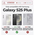thumbnail image 2 of Dexnor for Samsung Galaxy S25 Plus Case with Built-in Slide Camera Cover & Screen Protector & Kickstand, Shockproof Rugged Case Full-Body Bumper Protective Cover for Galaxy S25 Plus 2025, Black, 2 of 7