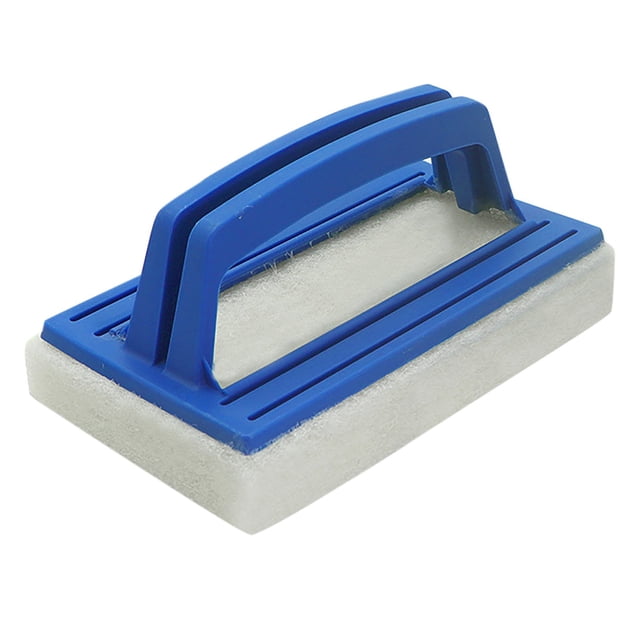 Handheld Cleaning Tool for Pools and – Versatile Scrub Brush and Sponge Pad for Tiles Cement Spa Kitchen and Bathroom