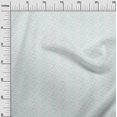 thumbnail image 2 of oneOone Viscose Chiffon Aqua Blue Fabric Chevron Geometric Sewing Craft Projects Fabric Print By Yard 42 Inches Wide, 2 of 4