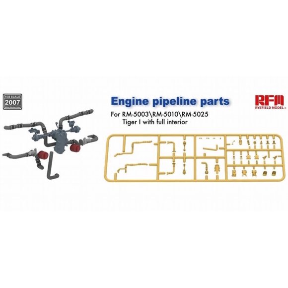 RFM Models Upgrade For Engine Pipeline Parts For Tiger I