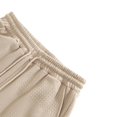 thumbnail image 5 of asjyhkr Mens Workout Shorts Ribbed Drawstring Elastic Waisted Shorts with Pockets Stretch Gym Beach Shorts, 5 of 5