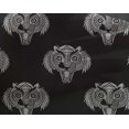 thumbnail image 4 of oneOone Georgette Viscose Fabric Animal Face Block Fabric Prints By Yard 42 Inch Wide, 4 of 4