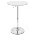 thumbnail image 1 of Bronte Living Bar Table with Round Top, Adjustable Height, Swivel Design, Pedestal Base and Floor Protection for Bar, Bistro, Pub, Café, Restaurant - Series Hope - 1 Unit, 1 of 6