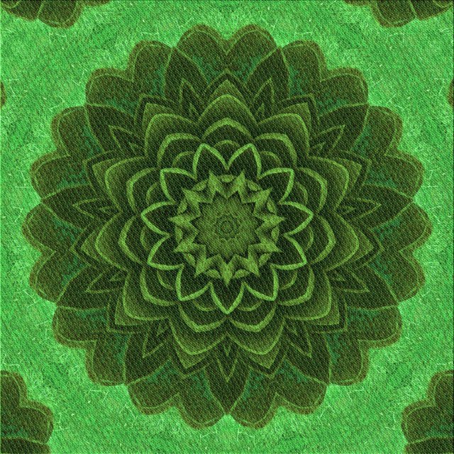 Ahgly Tapis d'Intérieur Lavable en Machine Carré Vert Émeraude Profond Transitionnel, 7 Pieds Carré