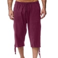 thumbnail image 1 of SHIXIAOO Men's Spring and Summer Sweatpants Jogging Pants Loose Casual Beach Capri Pants, 1 of 4