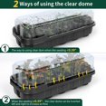 thumbnail image 2 of 10 Cells Seedling Starter Tray Seed Germination Garden Flower Plant Pots, 2 of 6