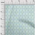 thumbnail image 2 of oneOone Velvet Mint Fabric Asian Block Print Traditional Fabric For Sewing Printed Craft Fabric By The Yard 58 Inch Wide, 2 of 4