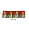 thumbnail image 3 of Chmadoxn Essential For Christmas 137x45cm/53.9x17.7inches The Exquisite Christmas Style Window Drapery Festive Decorations Making The Window Wear The Coat Of Christmas Polyester Curtain, 3 of 6