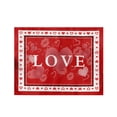 thumbnail image 1 of Kitchen Placemat Valentine'S Day Placemats Red Check Placemats 30X45Cm For Table Decoration Valentine'S Day Waterproof Table Placemats For Indoor Kitchen Decoration Dinner, Kitchen Placemat, 1 of 8