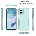 thumbnail image 2 of For Motorola Moto G 5G 2023 Phone Case,2 in 1 Hard PC Phone Case for Moto G 5G 2023 , Rubber & Rugged Shockproof Full Body Protection Case Cover - Black, 2 of 6