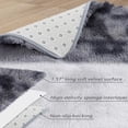 thumbnail image 3 of GlowSol 8'x10' Area Rug Extra Large Shag Fluffy Soft Rug Carpets Fuzzy Non-Skid Furry Plush Area Rugs for Living Room Bedroom, Dark Gray, 3 of 7