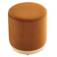 thumbnail image 2 of Modway Tilden 16" Round Performance Velvet Upholstered Ottoman Patio Furniture, 2 of 8