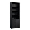 thumbnail image 2 of Mainstays Traditional 5 Shelf Bookcase with Doors, 2 of 8