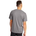 thumbnail image 2 of Hanes Cool DRI TAGLESS Men`s T-Shirt, S, Graphite, 2 of 2