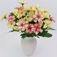thumbnail image 3 of 13-head Artificial Chrysanthemum Bouquet Simulation Flora Decor Home Table Centerpiece Wedding Fake Flower  Wine Red, 3 of 9