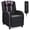 Pink, variant on Giantex Gaming Recliner Chair, Reclining Gaming Chair Ergonomic Leather Sofa with Footrest Lumbar Support Headrest and Side Pouch for Living Room Home Theater, White