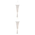 thumbnail image 4 of Thinsony Lightweight And Portable Macrame Planter Wall Hanging Basket Versatile Solution white 22-3 2Set, 4 of 6