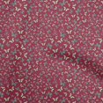 thumbnail image 1 of oneOone Polyester Spandex Dark Magenta Fabric Butterflies Sewing Craft Projects Fabric Prints By Yard 56 Inch Wide, 1 of 4
