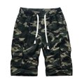 thumbnail image 1 of Plus Size Summer Pants Mens Summer Outdoors Casual Overalls Plus Size Have Pockets Drawstring Sport Shorts Pants Plus Size Overall Shorts, 1 of 5