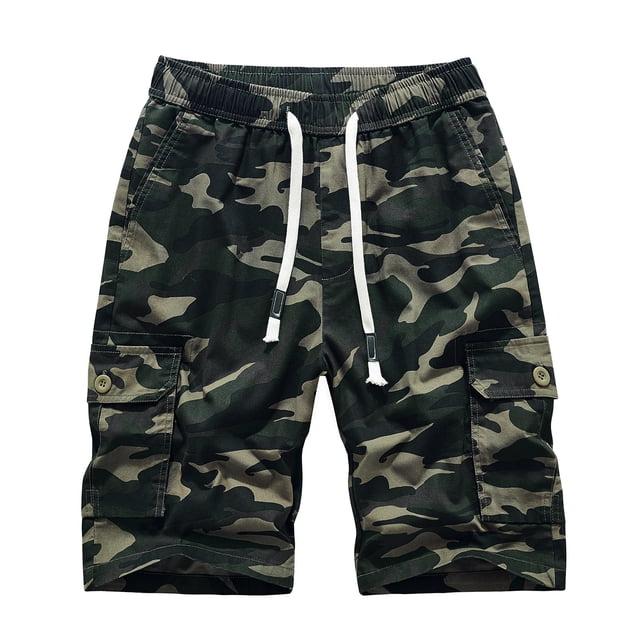 Plus Size Summer Pants Mens Summer Outdoors Casual Overalls Plus Size Have Pockets Drawstring Sport Shorts Pants Plus Size Overall Shorts