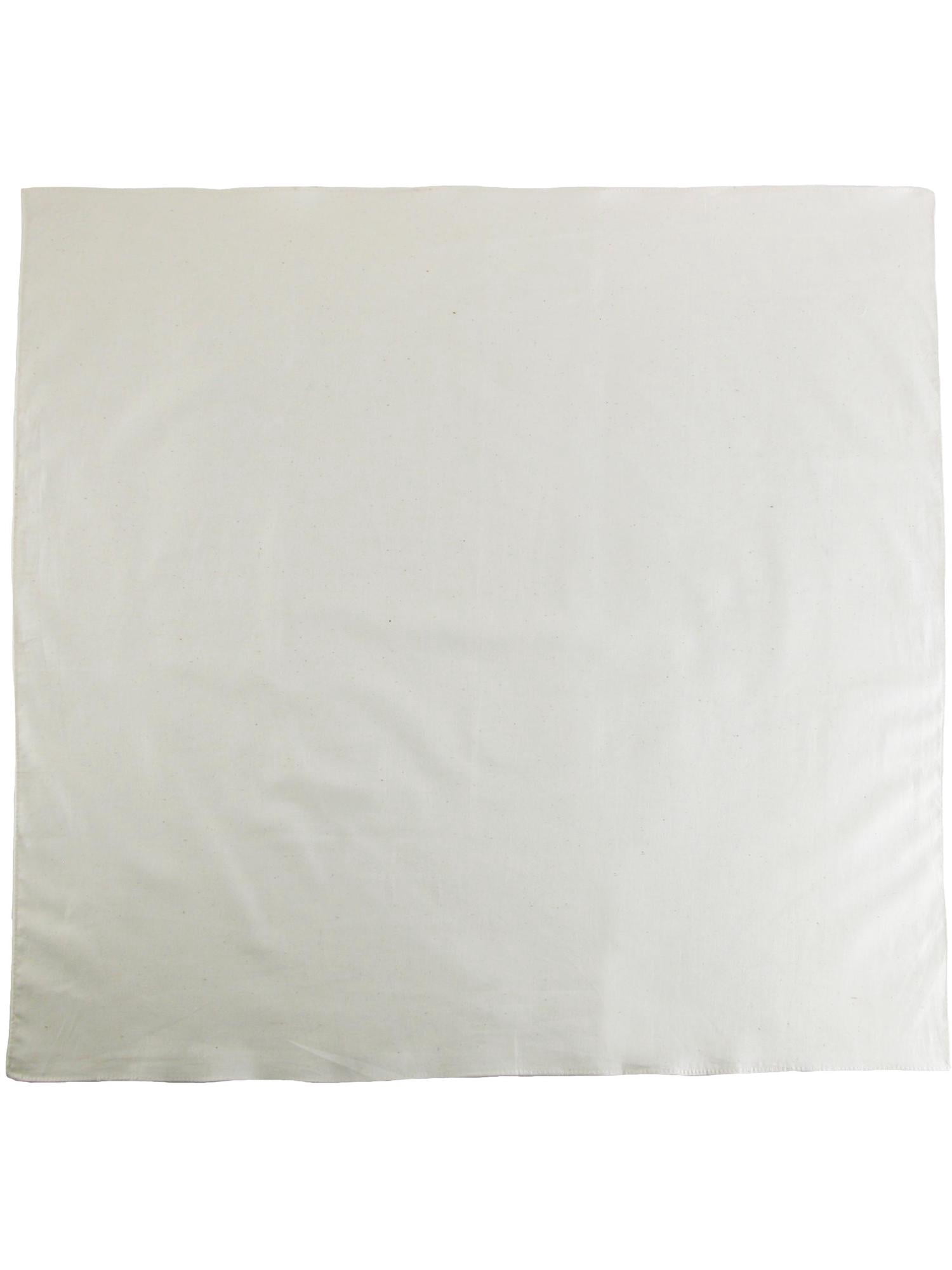 CTM® Bandana en Coton Uni Extra Grand de 27 Pouces (Lot de 6)