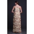 thumbnail image 4 of Bimba White7 Floral Peony & Buttercup Printed Nightwear For Women Long Spaghetti Strap Maxi Dress Sleepwear Gown XX-Grand, 4 of 5