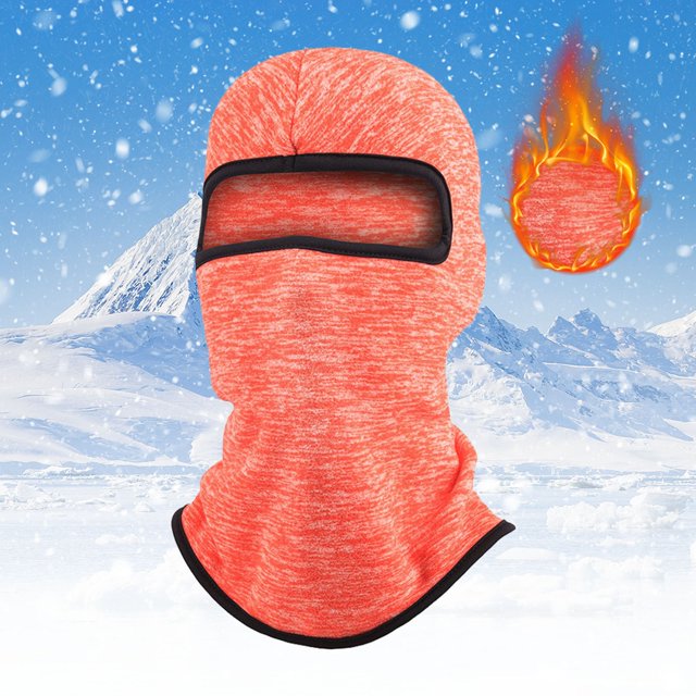 Winter Fleece Balaclava Face Mask, Thickened Warm Windproof Ski Mask for Cold Weather, Breathable Motorcycle Riding Cover for Snowboarding, Cycling and Outdoor Winter Sports
