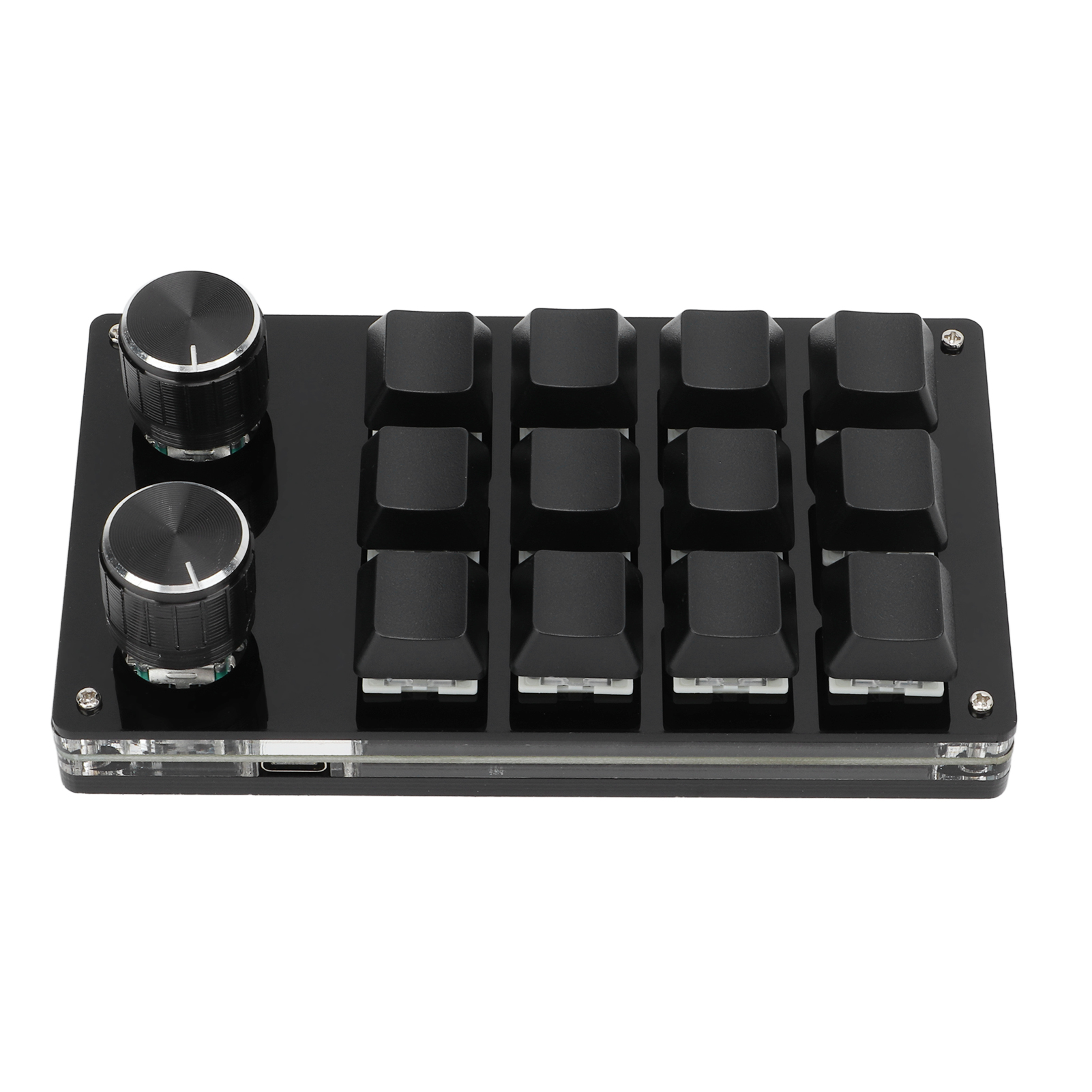 Macro Mechanical Keyboard 12 Key Multifunction Programmable Keypad Gaming Office Portable Mini Macro Mechanical Keyboard Programmable Keyboard Mechanical Gaming Keypad One Handed