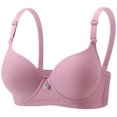thumbnail image 2 of Kyusrd Plus Size Supportive Bra For Women'S Full Coverage Bra Adjustable Shoulder Straps Bra Soild Color Everyday Bra, 2 of 8